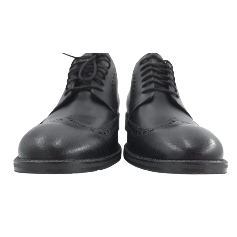 Cole Haan ME Wingtip Oxford Dress Shoes Mens 10.5 Black Leather Waterproof NEW